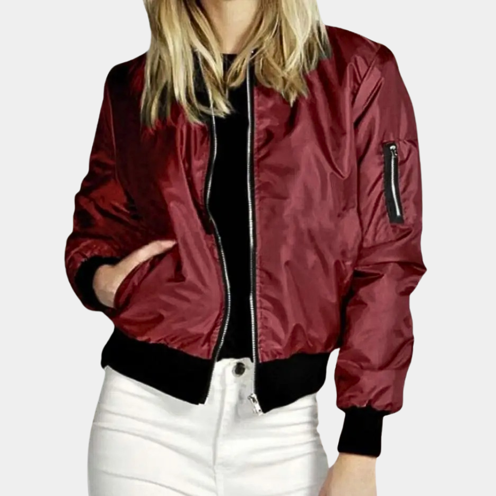 Stilvolle und bequeme Herbstjacke für Frauen