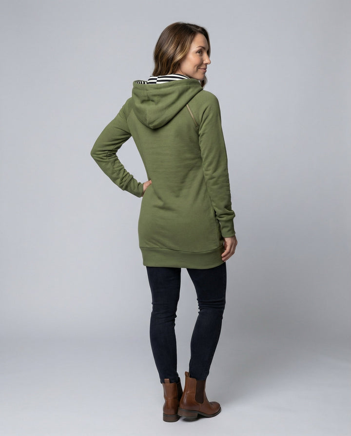 Heartbeat Lässiger Kapuzenpullover Damen
