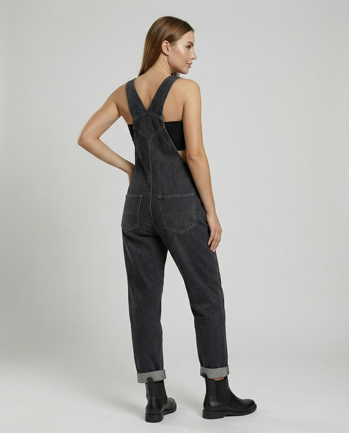 Denim Cross Back Latzhose Damen