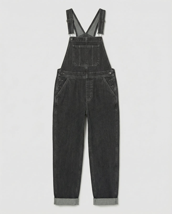 Denim Cross Back Latzhose Damen