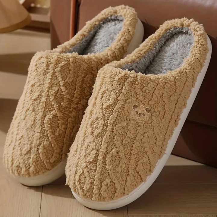 Warme Bequeme Winter Hausschuh mit Lustigem Druck