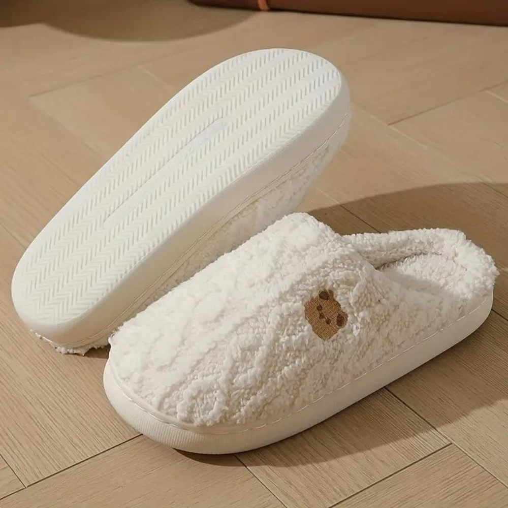 Warme Bequeme Winter Hausschuh mit Lustigem Druck