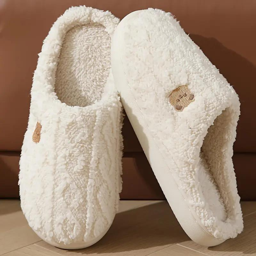 Warme Bequeme Winter Hausschuh mit Lustigem Druck