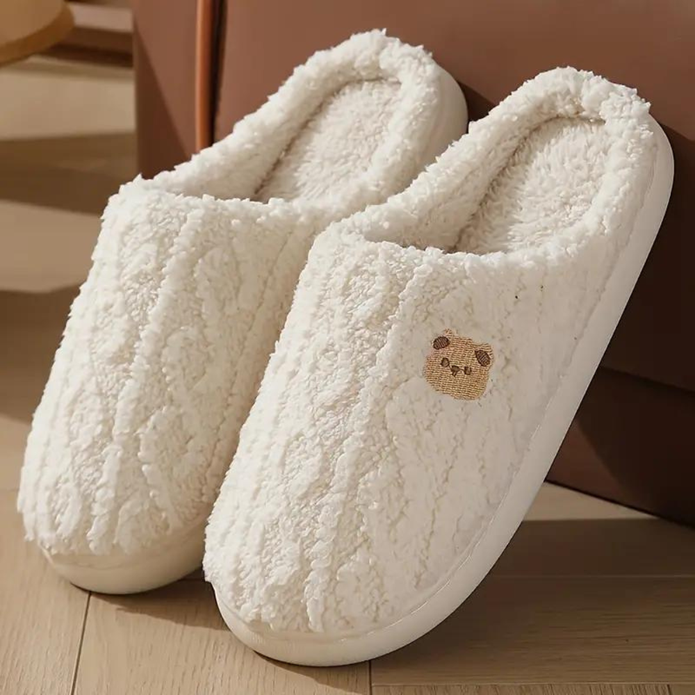 Warme Bequeme Winter Hausschuh mit Lustigem Druck
