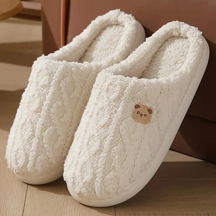 Warme Bequeme Winter Hausschuh mit Lustigem Druck