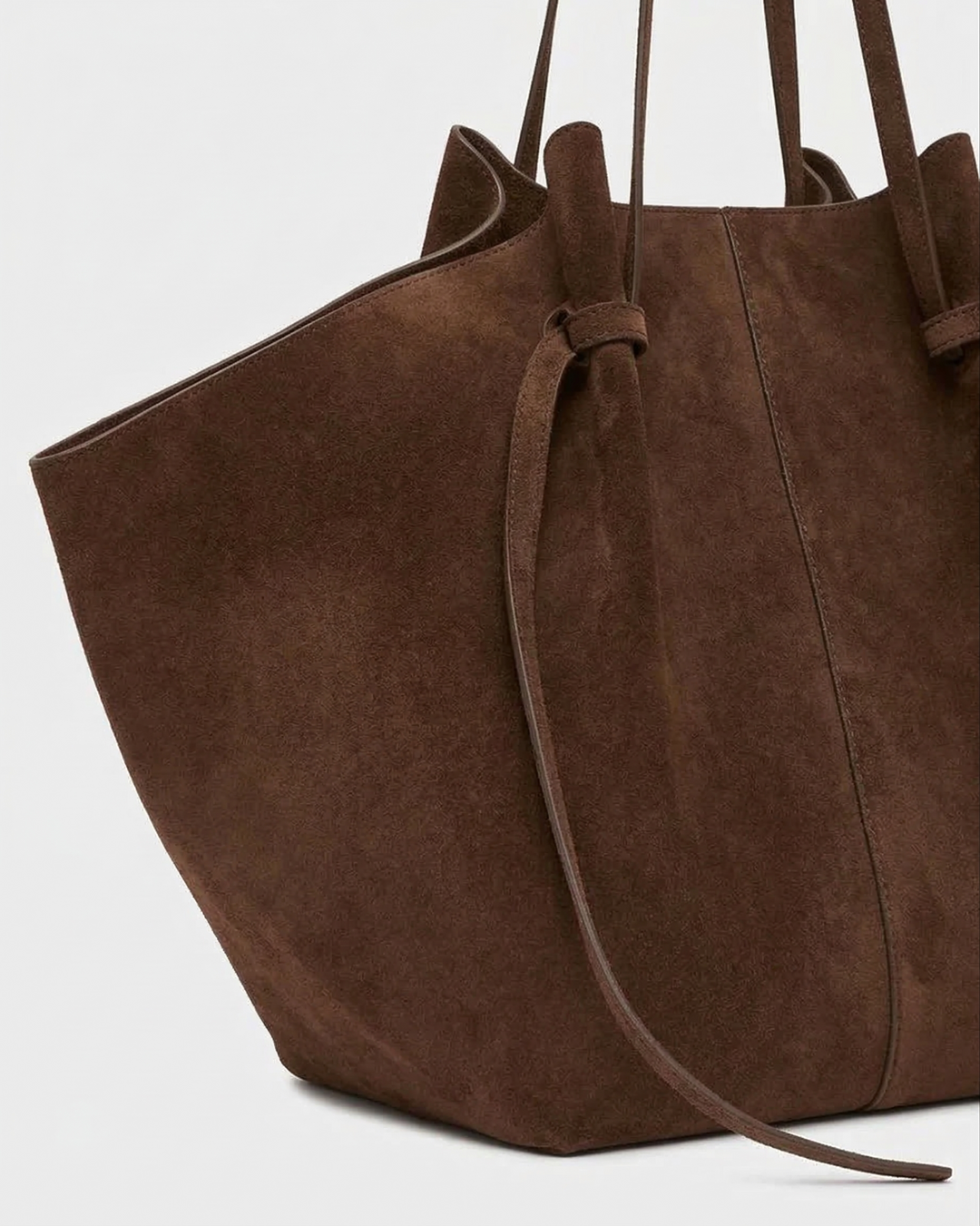 Nord Taschen | Große Wildleder Tragetasche, Übergroße Schultertasche für Frauen