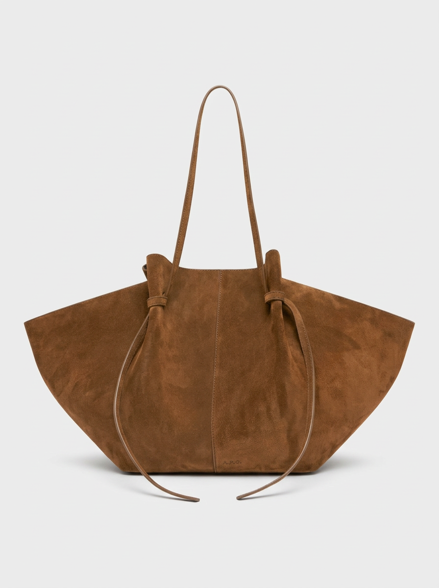 Nord Taschen | Große Wildleder Tragetasche, Übergroße Schultertasche für Frauen
