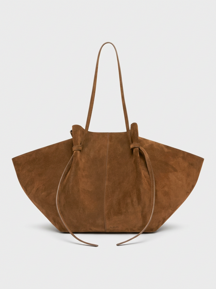 Nord Taschen | Große Wildleder Tragetasche, Übergroße Schultertasche für Frauen