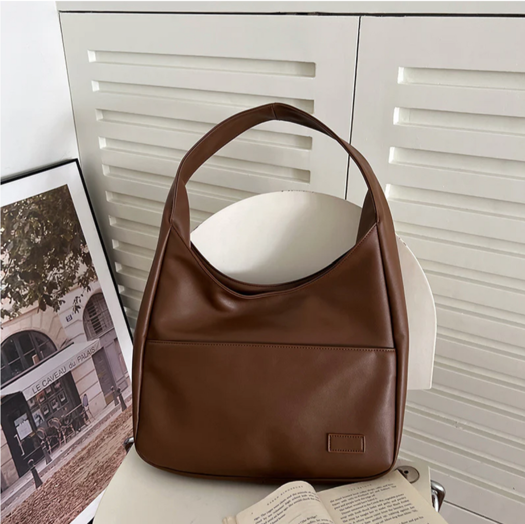 Nord Taschen | Large Trendy Black Leather Handbag
