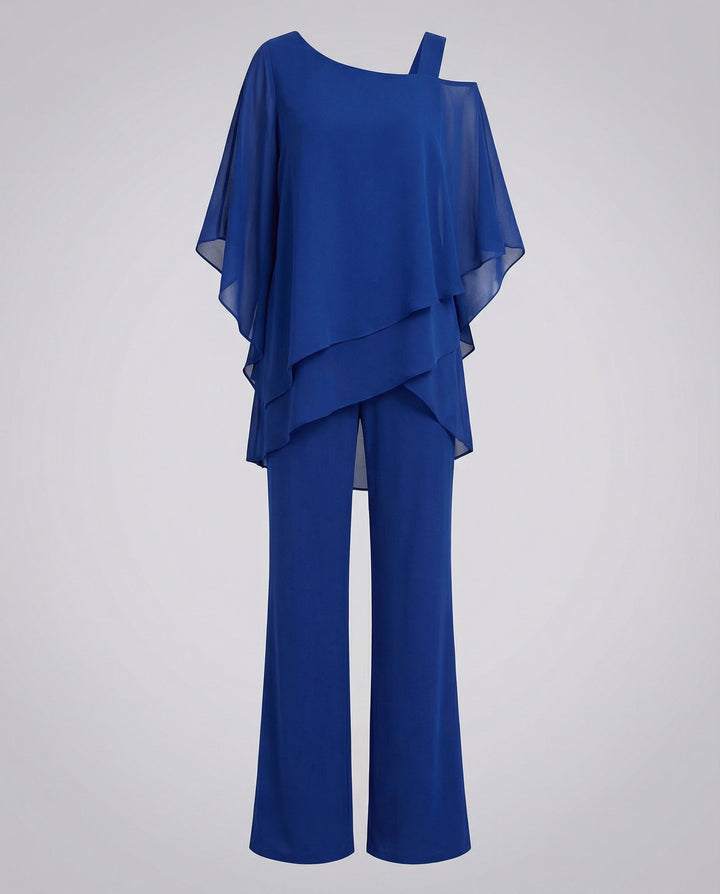 Elegantes Chiffon Abendset Damen