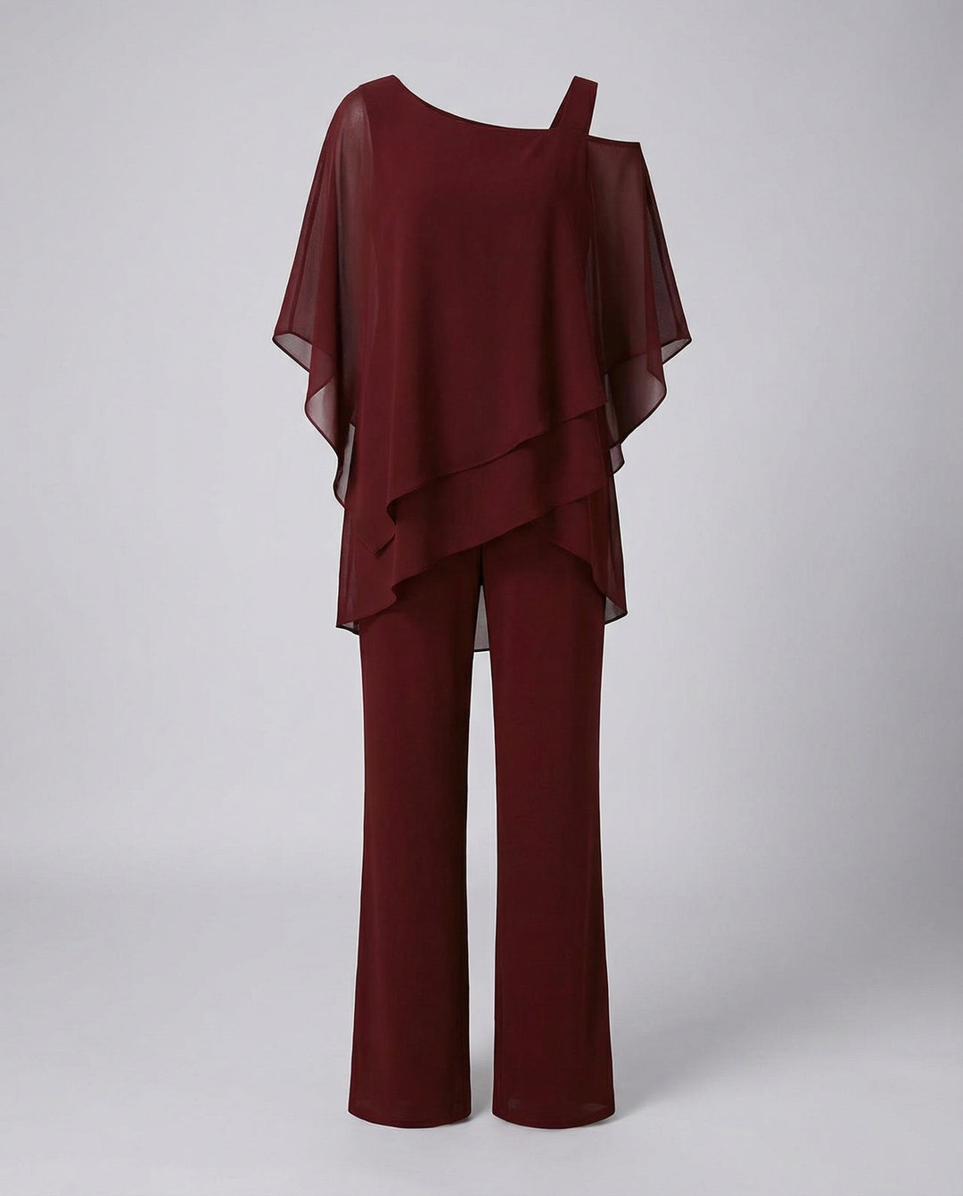 Elegantes Chiffon Abendset Damen