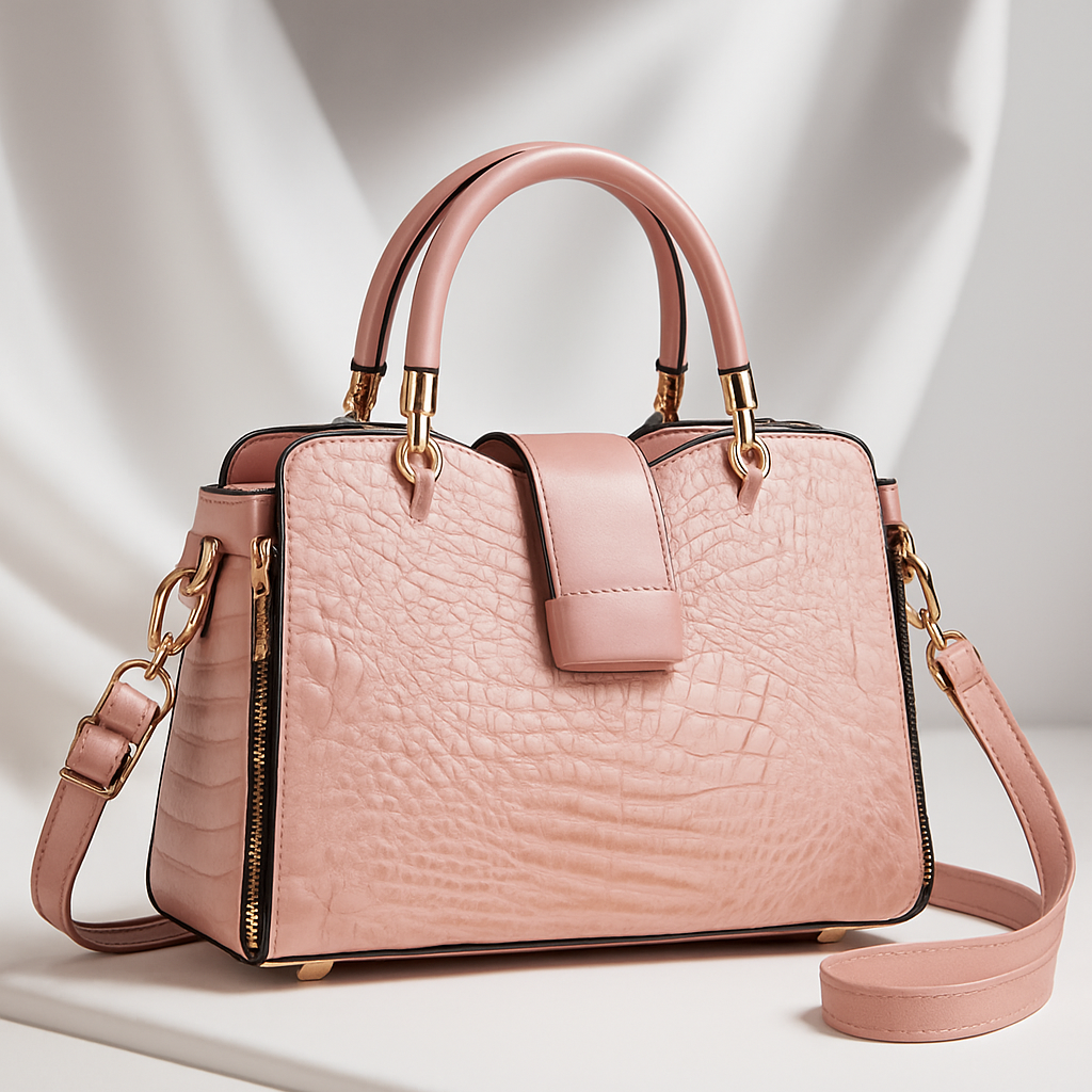 Nord Taschen | Krokodil-Prägung Top-Handle Handtasche für Frauen