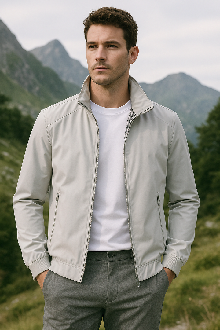 Nord Taschen Herren Leichte Reißverschlussjacke mit Stehkragen