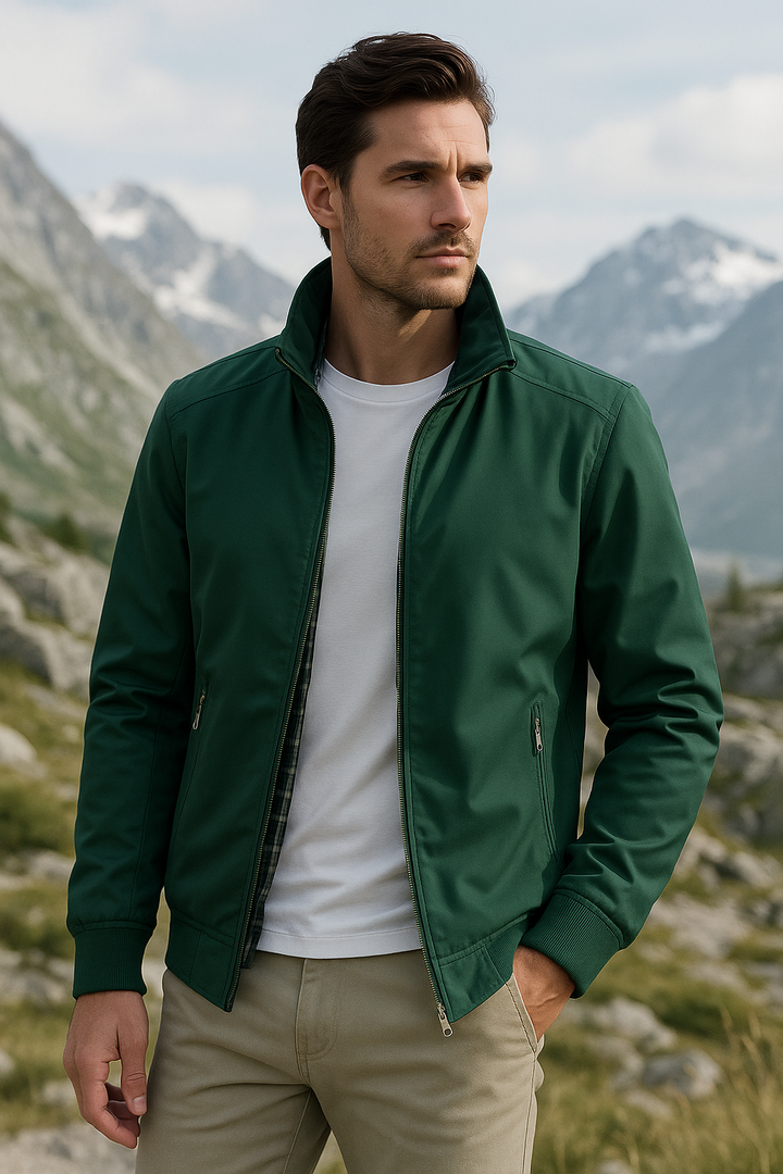 Nord Taschen Herren Leichte Reißverschlussjacke mit Stehkragen