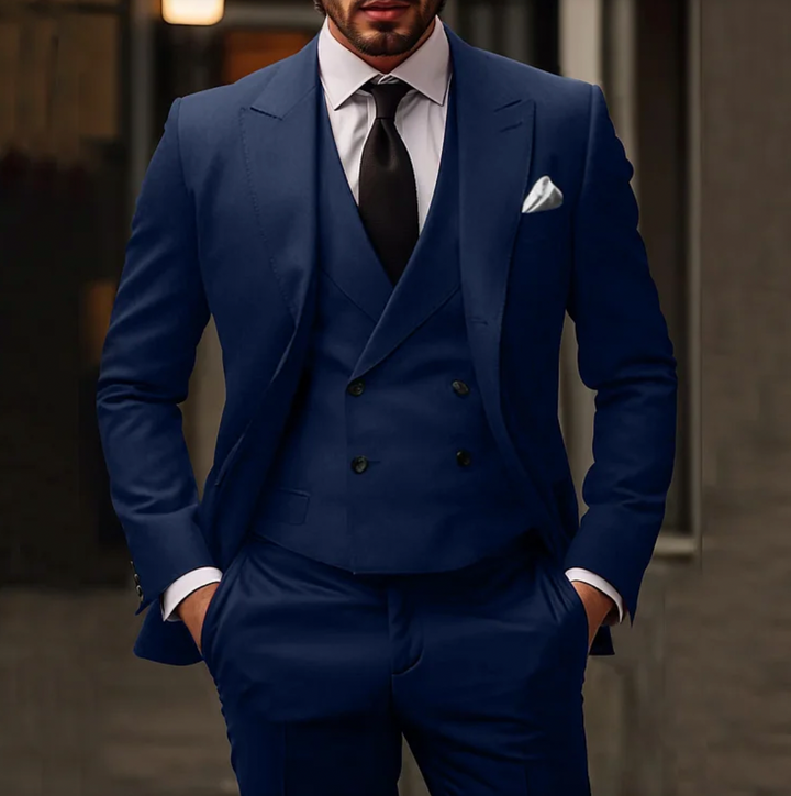 Nord Taschen | Herren Smoking 3-teilig - Blazer, Weste & Hose