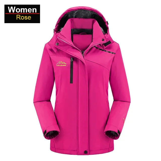 Wasserdichte Jacke mit Fleece