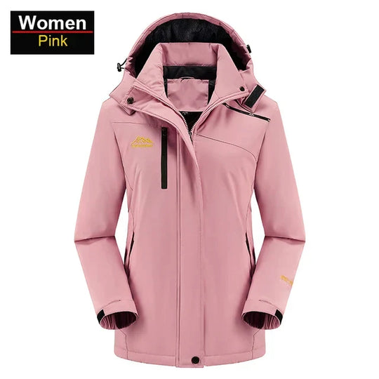 Wasserdichte Jacke mit Fleece