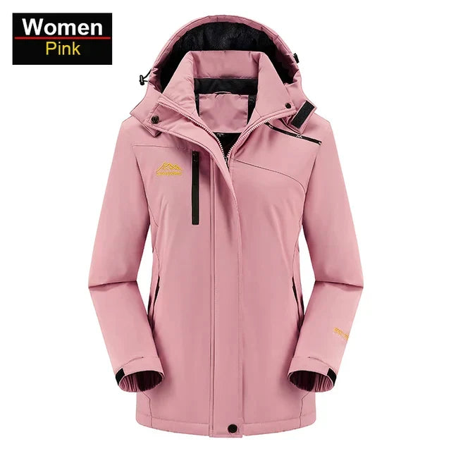 Wasserdichte Jacke mit Fleece