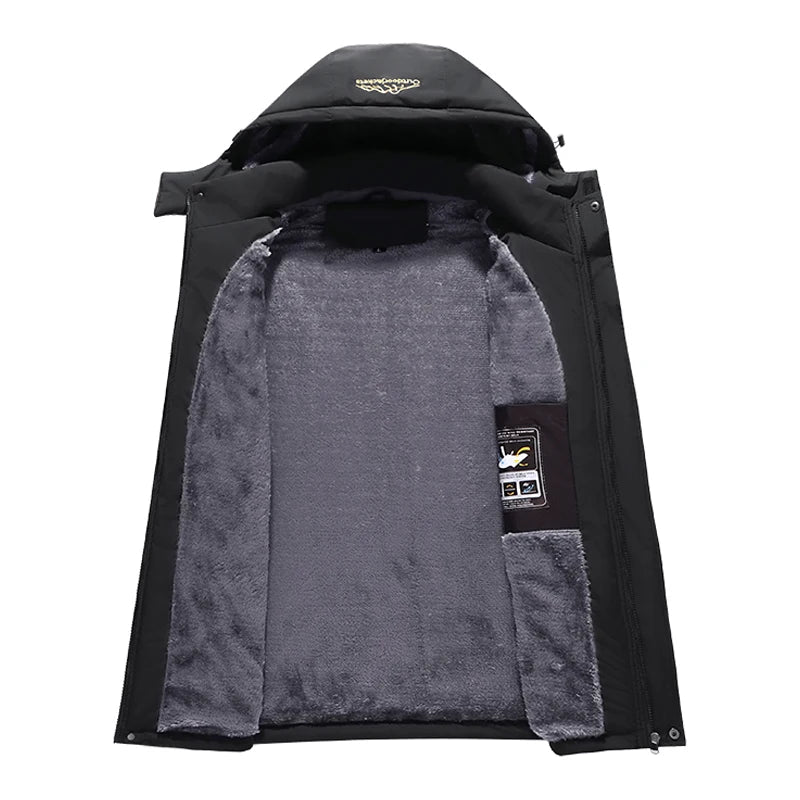 Wasserdichte Jacke mit Fleece