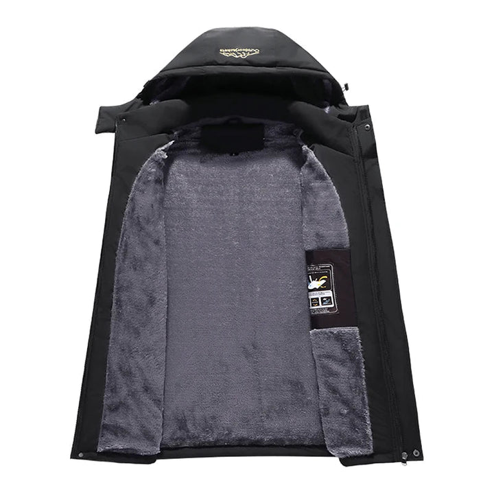 Wasserdichte Jacke mit Fleece
