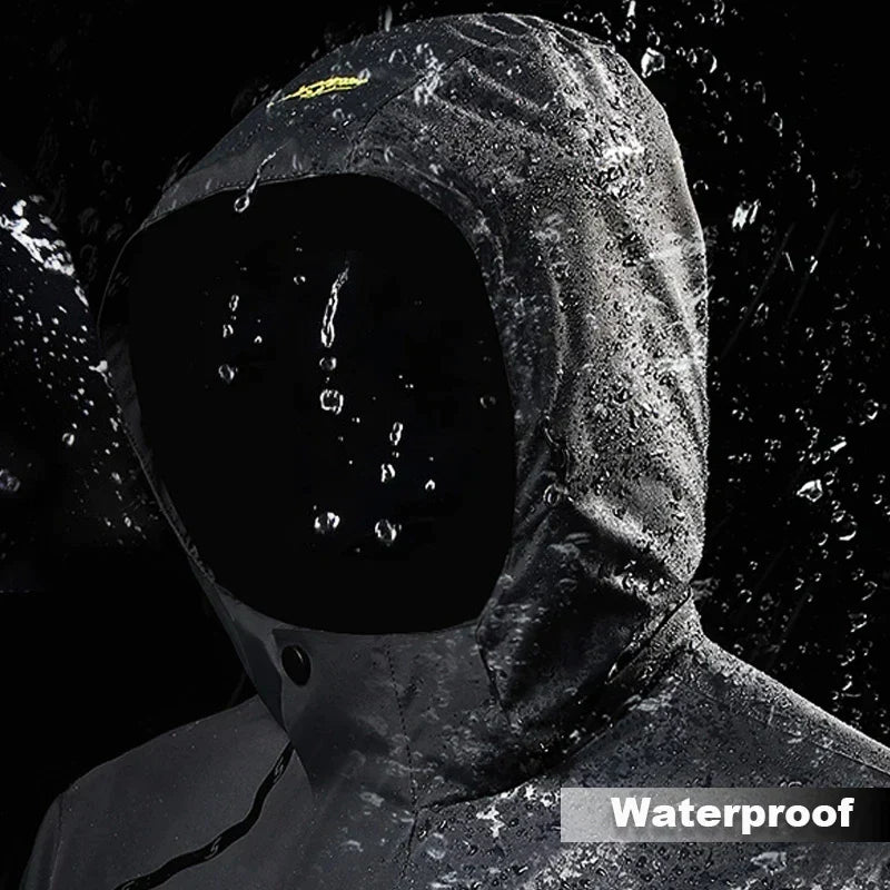 Wasserdichte Jacke mit Fleece