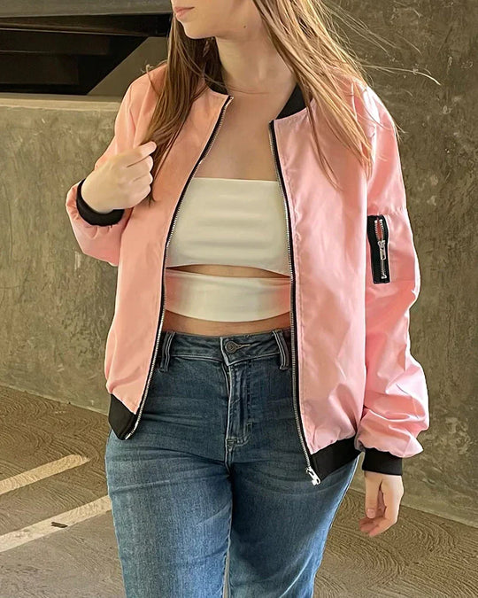 Klassisches Bomberjacke für Damen - Arvani