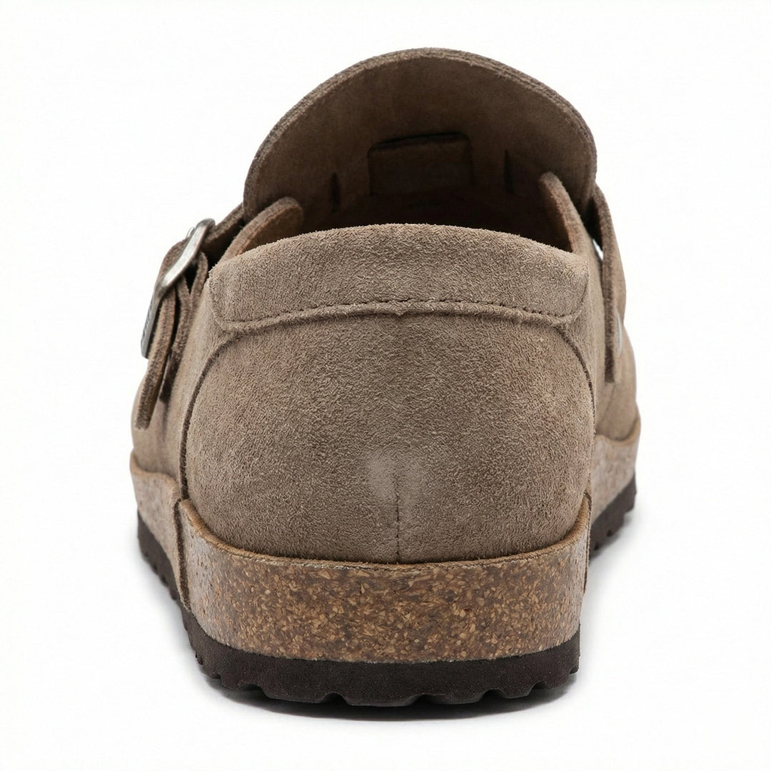 Clogs - Damen Retro Wildleder Slip-On Mule - Vittorelli