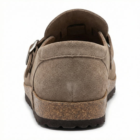 Clogs - Damen Retro Wildleder Slip-On Mule - Vittorelli