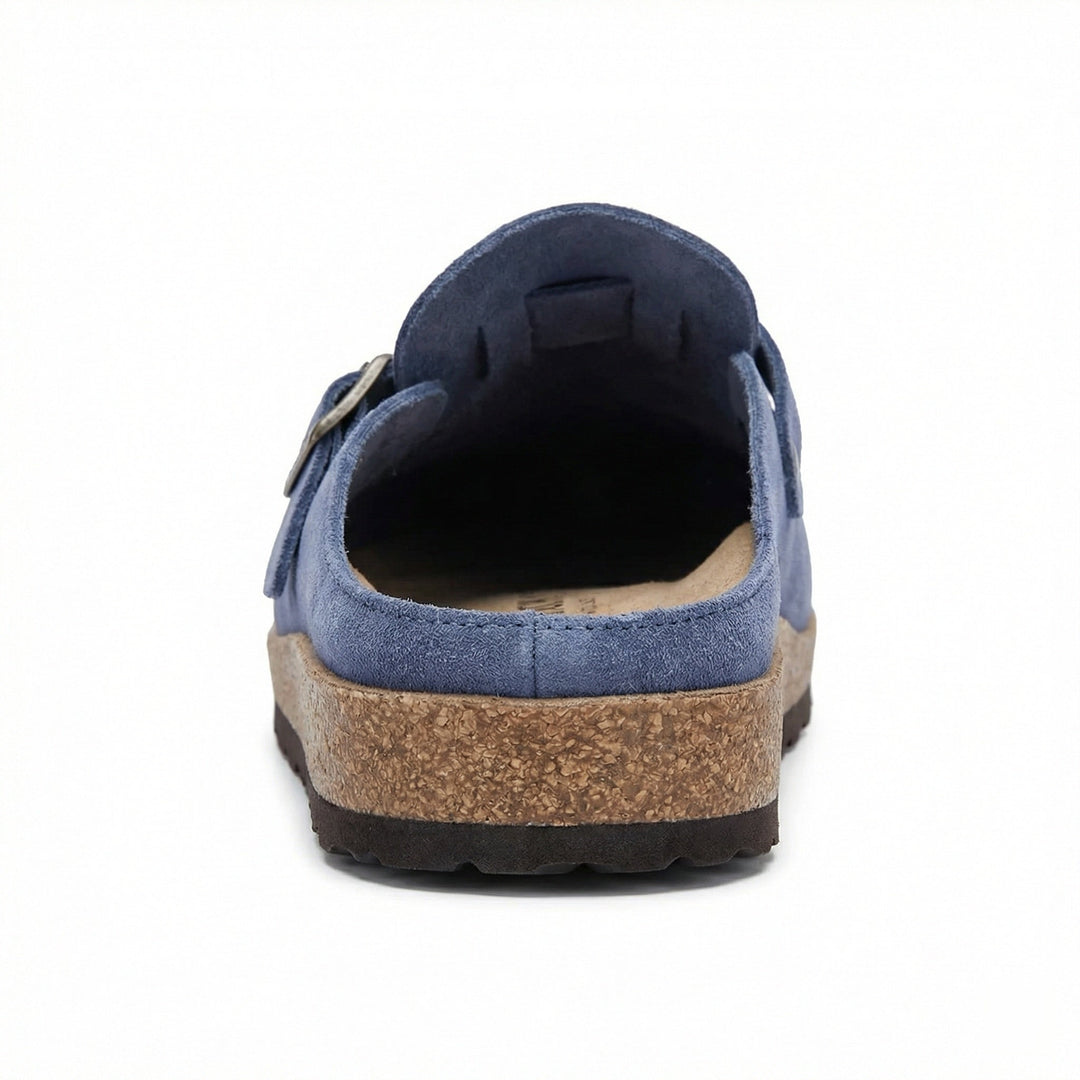 Clogs - Damen Retro Wildleder Slip-On Mule - Vittorelli