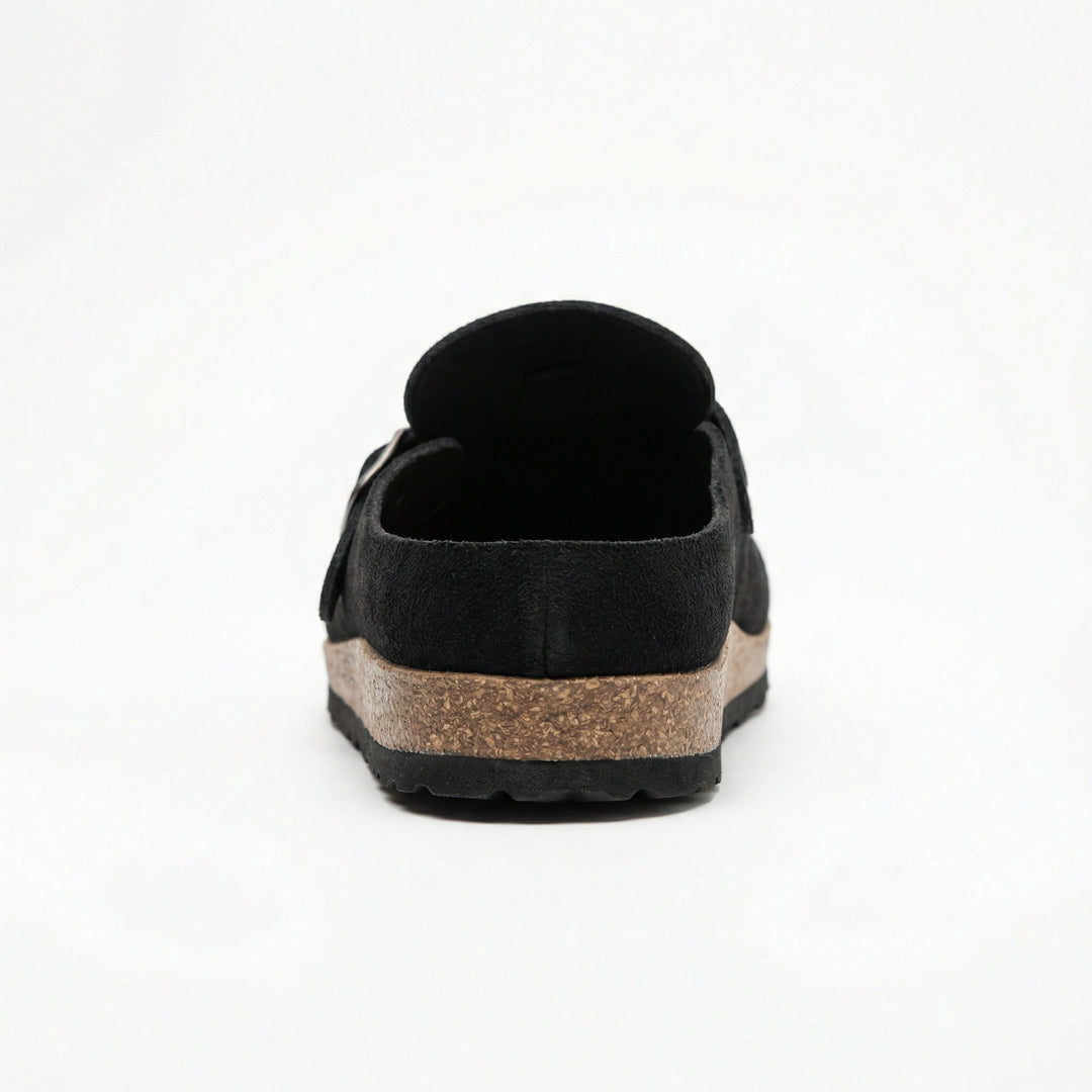 Clogs - Damen Retro Wildleder Slip-On Mule - Vittorelli