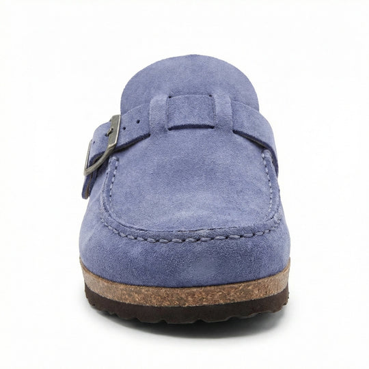 Clogs - Damen Retro Wildleder Slip-On Mule - Vittorelli