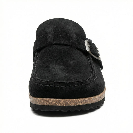 Clogs - Damen Retro Wildleder Slip-On Mule - Vittorelli