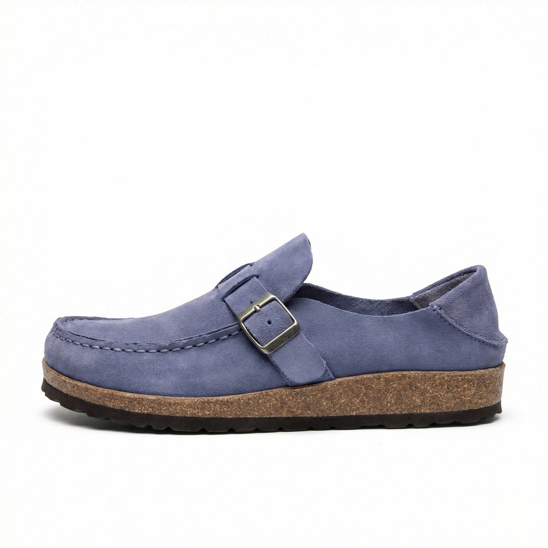 Clogs - Damen Retro Wildleder Slip-On Mule - Vittorelli