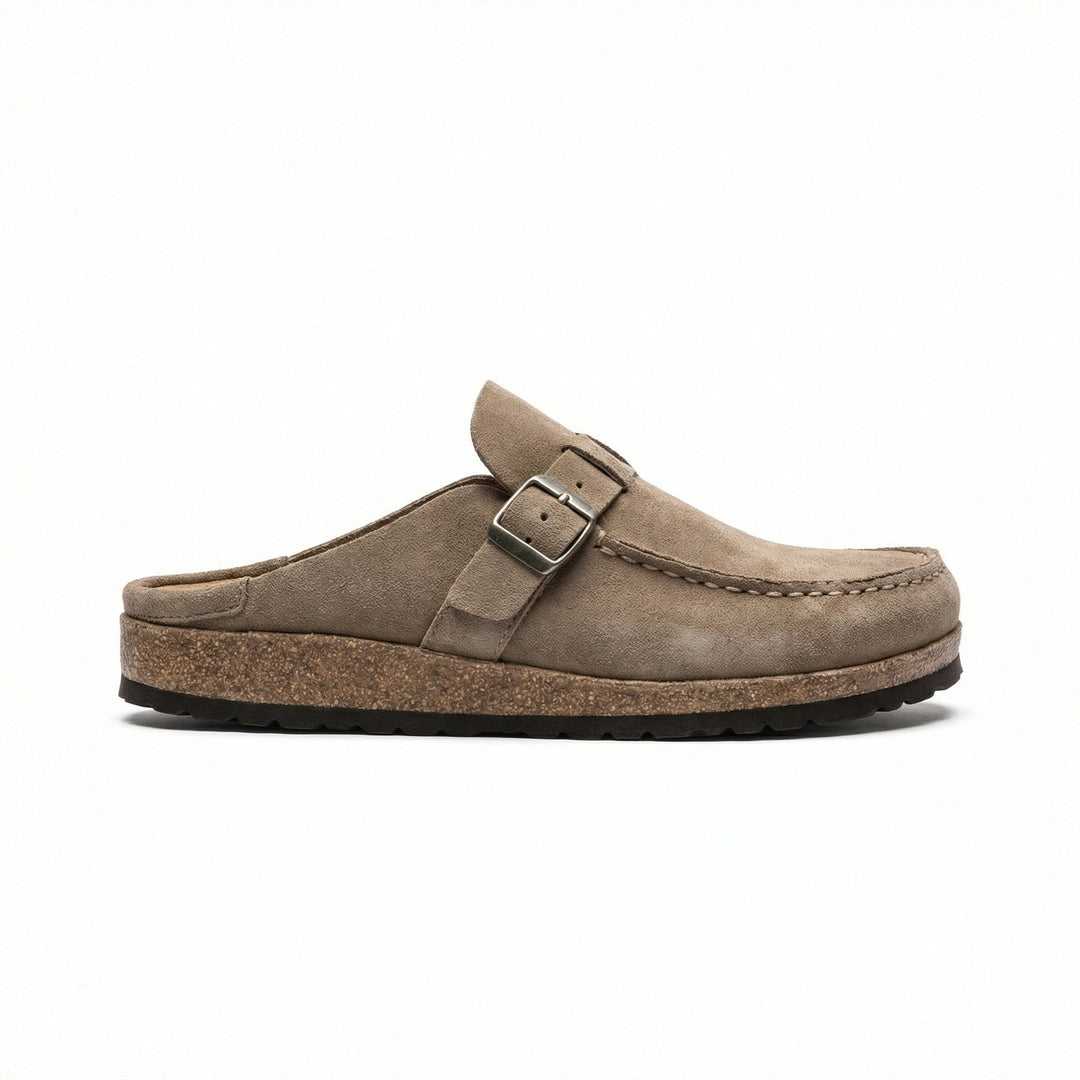 Clogs - Damen Retro Wildleder Slip-On Mule - Vittorelli