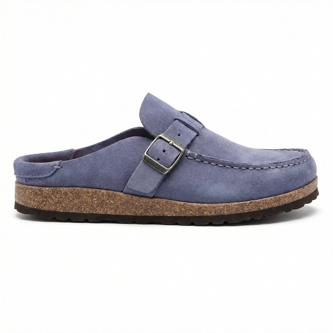 Clogs - Damen Retro Wildleder Slip-On Mule - Vittorelli
