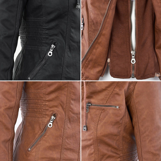 Elegante Lederjacke für Frauen