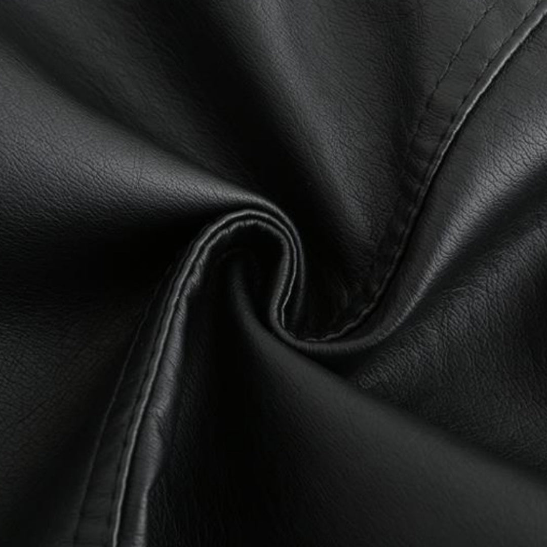 Elegante Lederjacke Mit Modernem Schnitt