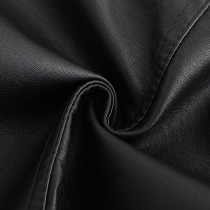 Elegante Lederjacke Mit Modernem Schnitt
