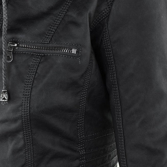 Elegante Lederjacke für Frauen