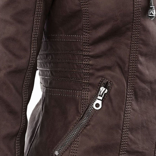 Elegante Lederjacke für Frauen