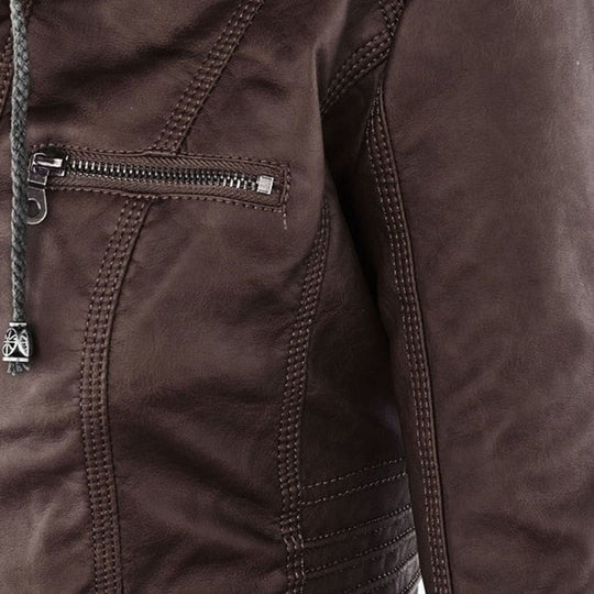 Elegante Lederjacke für Frauen