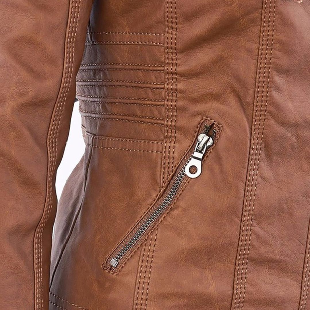 Elegante Lederjacke für Frauen