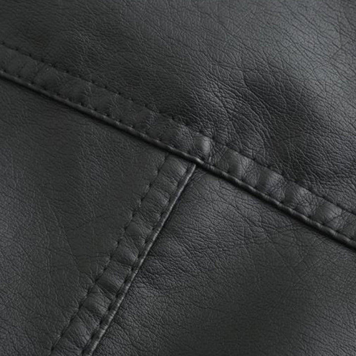 Elegante Lederjacke Mit Modernem Schnitt