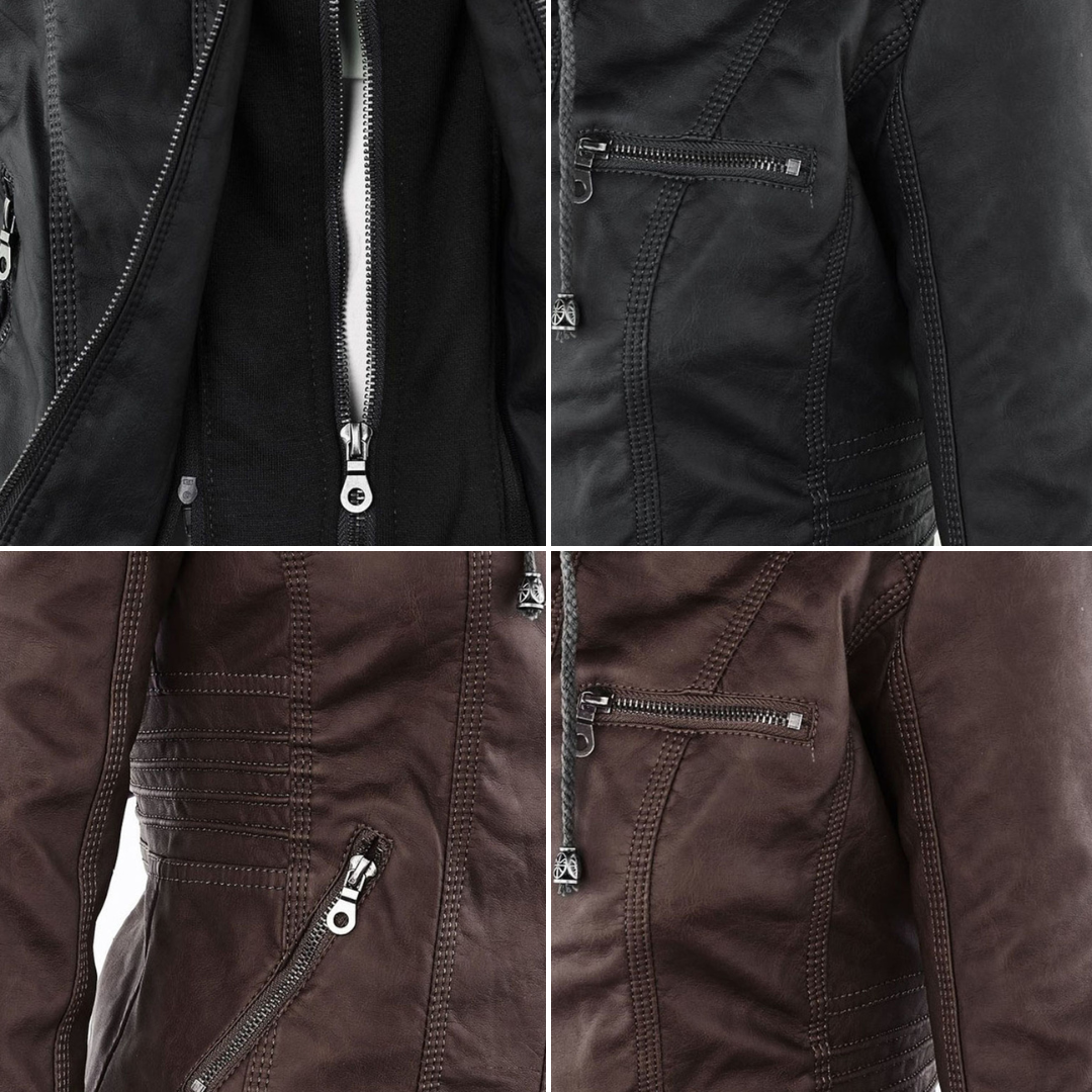 Elegante Lederjacke für Frauen