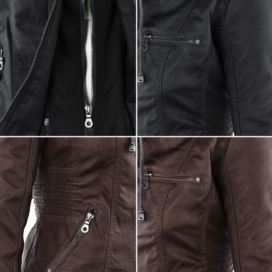 Elegante Lederjacke für Frauen