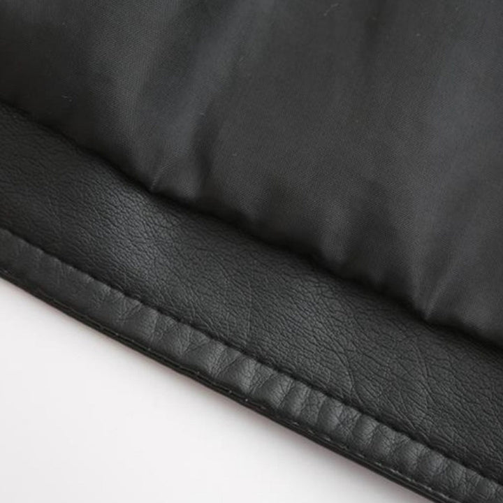 Elegante Lederjacke Mit Modernem Schnitt
