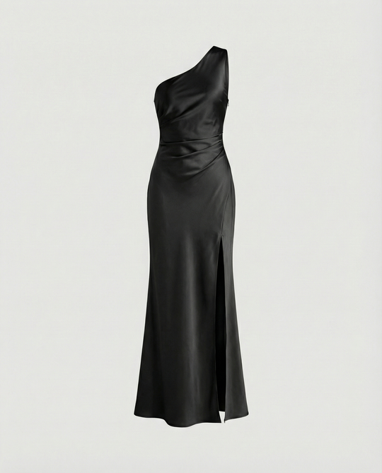 Elegantes Satin Abendkleid Damen