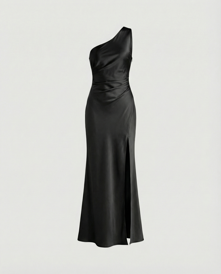Elegantes Satin Abendkleid Damen