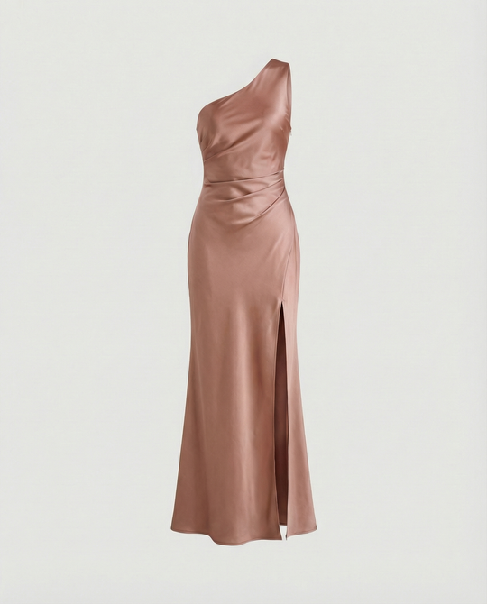 Elegantes Satin Abendkleid Damen