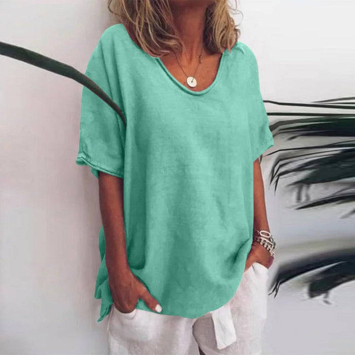 Nord Taschen | Damen Rundhals-Shirt Unifarben